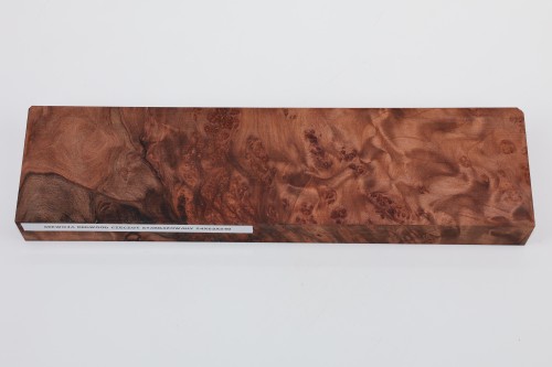 Sekwoja czeczot Sequoia Redwood Burl stabilizowane drewno na biżuterię stabilized wood for jewelry