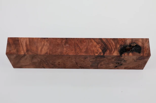 Sekwoja czeczot Sequoia Redwood Burl stabilizowane drewno na biżuterię stabilized wood for jewelry