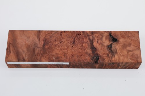 Sekwoja czeczot Sequoia Redwood Burl stabilizowane drewno na biżuterię stabilized wood for jewelry