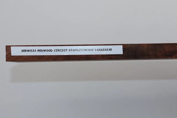 Sekwoja czeczot Sequoia Redwood Burl stabilizowane drewno na biżuterię stabilized wood for jewelry