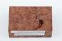 Sekwoja czeczot Sequoia Redwood Burl stabilizowane drewno na biżuterię stabilized wood for jewelry