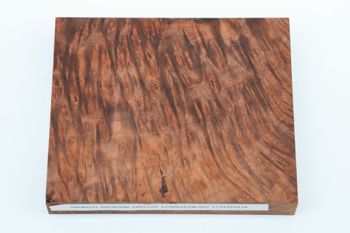 Sekwoja czeczot Sequoia Redwood Burl stabilizowane drewno na biżuterię stabilized wood for jewelry