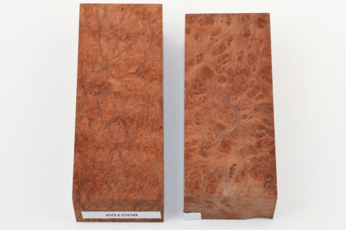 Sekwoja czeczot Sequoia Redwood Burl stabilizowane drewno na biżuterię stabilized wood for jewelry