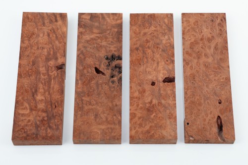 Sekwoja czeczot Sequoia Redwood Burl stabilizowane drewno na biżuterię stabilized wood for jewelry