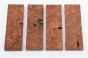Sekwoja czeczot Sequoia Redwood Burl stabilizowane drewno na biżuterię stabilized wood for jewelry