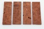 Sekwoja czeczot Sequoia Redwood Burl stabilizowane drewno na biżuterię stabilized wood for jewelry