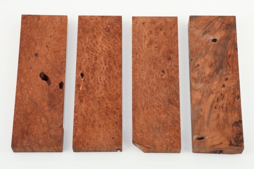 Sekwoja czeczot Sequoia Redwood Burl stabilizowane drewno na biżuterię stabilized wood for jewelry