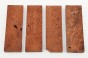 Sekwoja czeczot Sequoia Redwood Burl stabilizowane drewno na biżuterię stabilized wood for jewelry