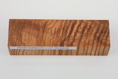 Jesion Rdzeniowy Oliwkowy Olive Heartwood Ash X-CUT drewno na rękojeść noża wood for knife