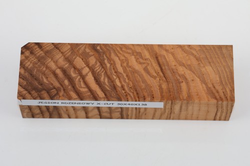 Jesion Rdzeniowy Oliwkowy Olive Heartwood Ash X-CUT drewno na rękojeść noża wood for knife