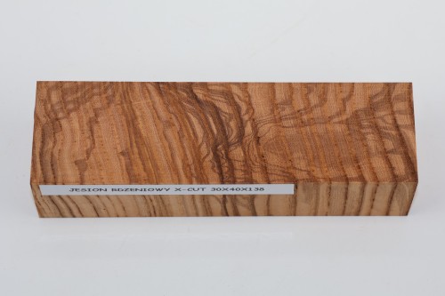 Jesion Rdzeniowy Oliwkowy Olive Heartwood Ash X-CUT drewno na rękojeść noża wood for knife