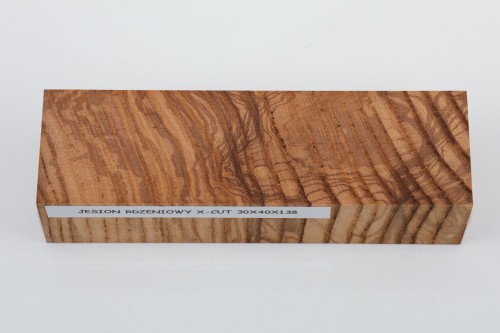 Jesion Rdzeniowy Oliwkowy Olive Heartwood Ash X-CUT drewno na rękojeść noża wood for knife