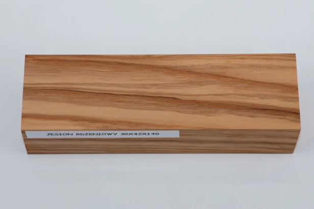 Jesion Rdzeniowy Oliwkowy Olive Heartwood Ash drewno na rękojeść noża wood for knife