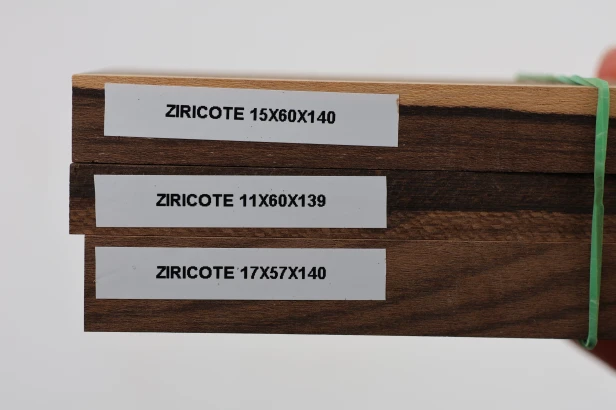Ziricote drewno na biżuterię wood for jewelry
