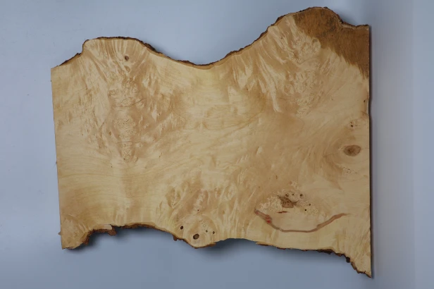 Klon jesionolistny czeczot Ash-leaf Maple Burl deska drewniana wooden board