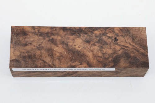 Orzech Kaukaski Czeczot Burl Caucasian Walnut stabilizowane drewno na rękojeść noża stabilized wood for knifes