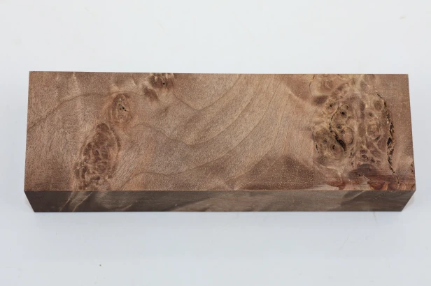 Orzech Kaukaski Czeczot Burl Caucasian Walnut stabilizowane drewno na rękojeść noża stabilized wood for knifes