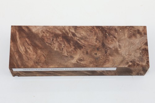 Orzech Kaukaski Czeczot Burl Caucasian Walnut stabilizowane drewno na rękojeść noża stabilized wood for knifes