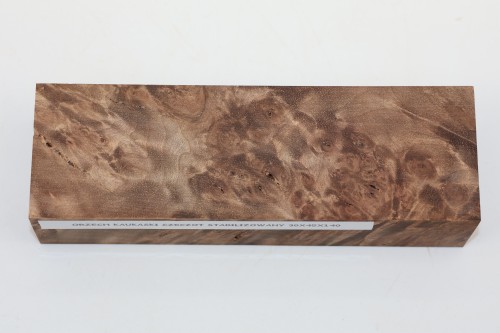 Orzech Kaukaski Czeczot Burl Caucasian Walnut stabilizowane drewno na rękojeść noża stabilized wood for knifes