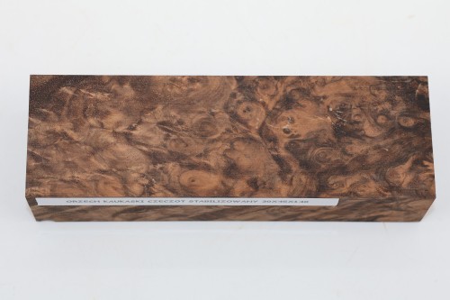 Orzech Kaukaski Czeczot Burl Caucasian Walnut stabilizowane drewno na rękojeść noża stabilized wood for knifes