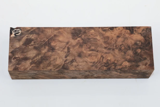 Orzech Kaukaski Czeczot Burl Caucasian Walnut stabilizowane drewno na rękojeść noża stabilized wood for knifes