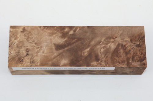 Orzech Kaukaski Czeczot Burl Caucasian Walnut stabilizowane drewno na rękojeść noża stabilized wood for knifes