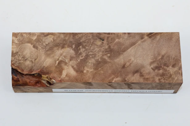 Orzech Kaukaski Czeczot Burl Caucasian Walnut stabilizowane drewno na rękojeść noża stabilized wood for knifes