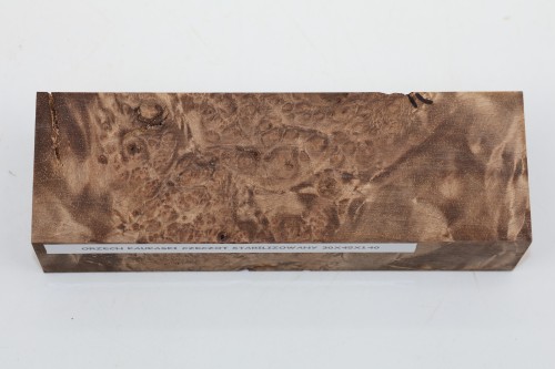 Orzech Kaukaski Czeczot Burl Caucasian Walnut stabilizowane drewno na rękojeść noża stabilized wood for knifes