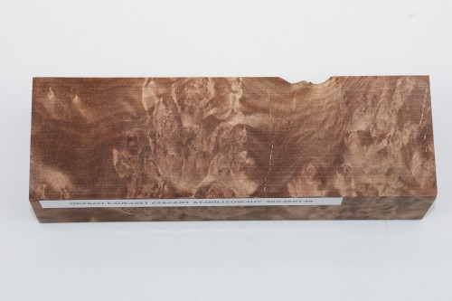 Orzech Kaukaski Czeczot Burl Caucasian Walnut stabilizowane drewno na rękojeść noża stabilized wood for knifes