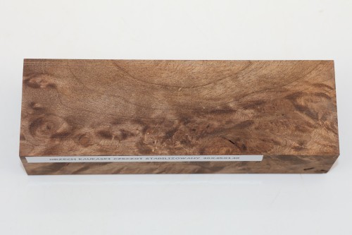 Orzech Kaukaski Czeczot Burl Caucasian Walnut stabilizowane drewno na rękojeść noża stabilized wood for knifes