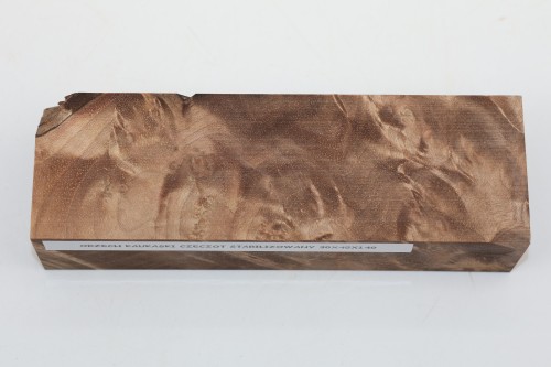Orzech Kaukaski Czeczot Burl Caucasian Walnut stabilizowane drewno na rękojeść noża stabilized wood for knifes