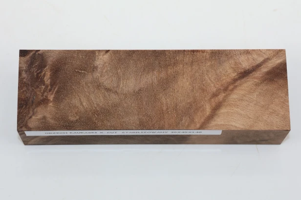Orzech Kaukaski X-CUT Caucasian Walnut stabilizowane drewno na rękojeść noża stabilized wood for knifes