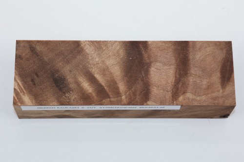 Orzech Kaukaski X-CUT Caucasian Walnut stabilizowane drewno na rękojeść noża stabilized wood for knifes