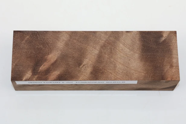 Orzech Kaukaski X-CUT Caucasian Walnut stabilizowane drewno na rękojeść noża stabilized wood for knifes