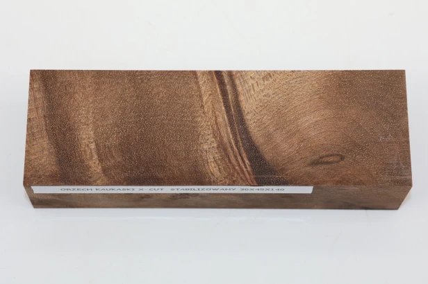Orzech Kaukaski X-CUT Caucasian Walnut stabilizowane drewno na rękojeść noża stabilized wood for knifes