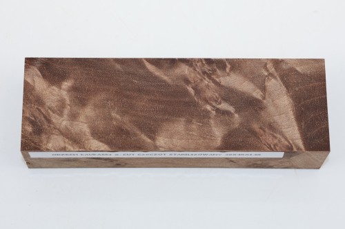 Orzech Kaukaski X-CUT Czeczot Burl Caucasian Walnut stabilizowane drewno na rękojeść noża stabilized wood for knifes
