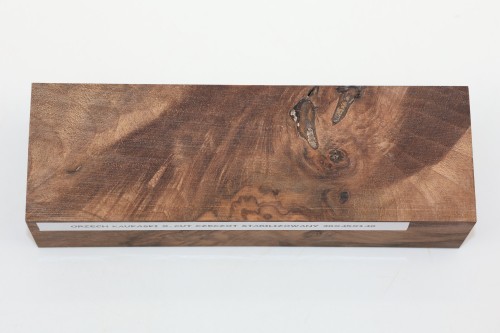 Orzech Kaukaski X-CUT Czeczot Burl Caucasian Walnut stabilizowane drewno na rękojeść noża stabilized wood for knifes