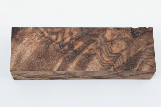 Orzech Kaukaski X-CUT Czeczot Burl Caucasian Walnut stabilizowane drewno na rękojeść noża stabilized wood for knifes