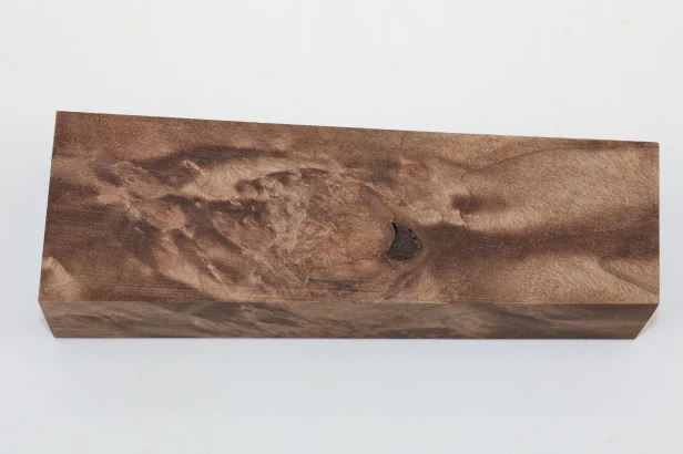 Orzech Kaukaski X-CUT Czeczot Burl Caucasian Walnut stabilizowane drewno na rękojeść noża stabilized wood for knifes