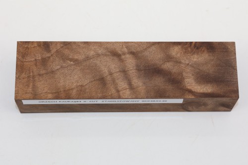 Orzech Kaukaski X-CUT Caucasian Walnut stabilizowane drewno na rękojeść noża stabilized wood for knifes