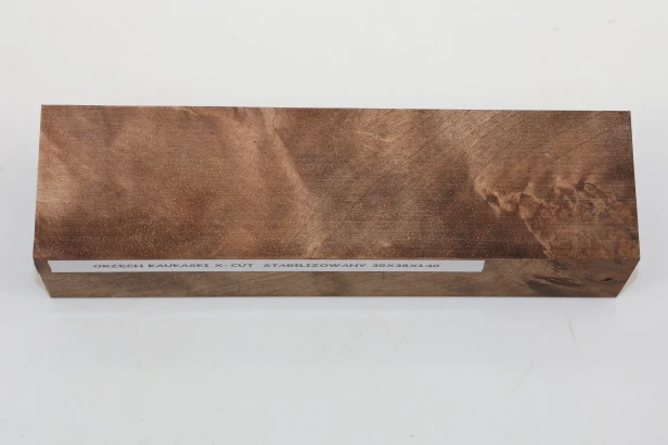 Orzech Kaukaski X-CUT Caucasian Walnut stabilizowane drewno na rękojeść noża stabilized wood for knifes
