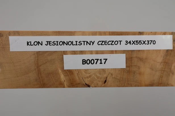 Klon jesionolistny czeczot Ash-leaf Maple Burl drewno na biżuterię wood for jewelry