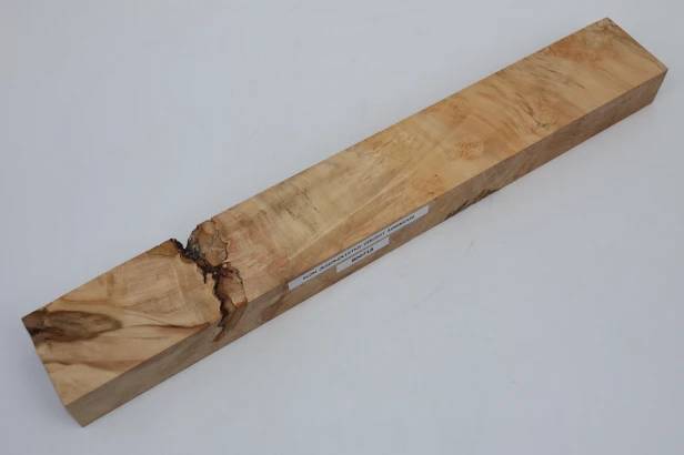 Klon jesionolistny czeczot Ash-leaf Maple Burl drewno na biżuterię wood for jewelry