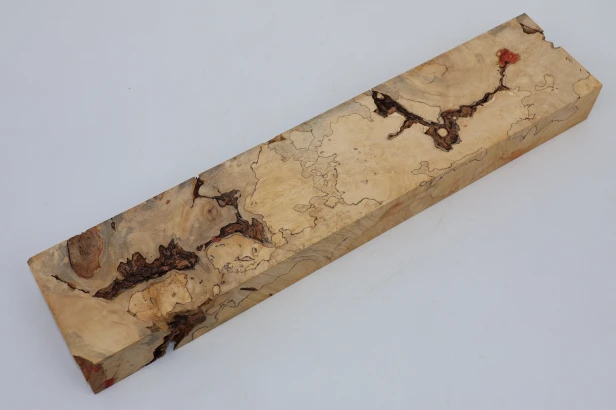 Klon jesionolistny czeczot Ash-leaf Maple Burl drewno na biżuterię wood for jewelry