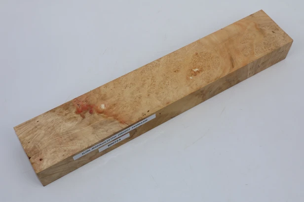 Klon jesionolistny czeczot Ash-leaf Maple Burl drewno na biżuterię wood for jewelry