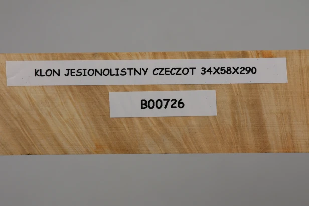 Klon jesionolistny czeczot Ash-leaf Maple Burl drewno na biżuterię wood for jewelry