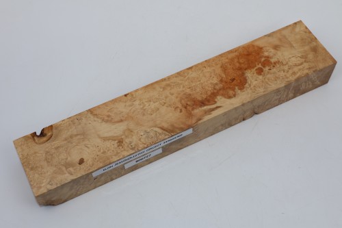 Klon jesionolistny czeczot Ash-leaf Maple Burl drewno na biżuterię wood for jewelry