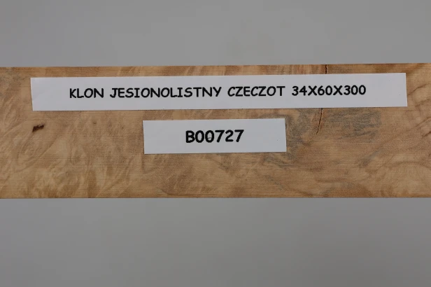 Klon jesionolistny czeczot Ash-leaf Maple Burl drewno na biżuterię wood for jewelry