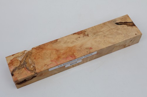 Klon jesionolistny czeczot Ash-leaf Maple Burl drewno na biżuterię wood for jewelry