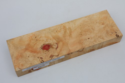Klon jesionolistny czeczot Ash-leaf Maple Burl drewno na biżuterię wood for jewelry